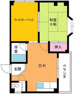 三協アメニティ【401号室】の間取り