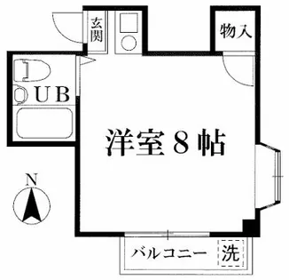 ハイツコーワ【102号室】の間取り