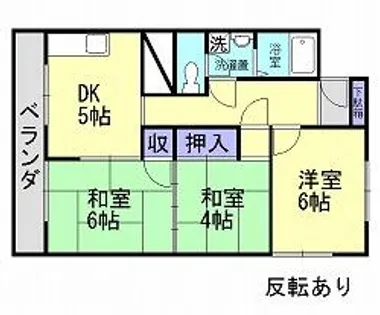 愛知県蒲郡市三谷北通2丁目【マンション】の間取り