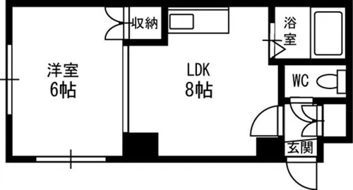 リバ・ストーリーC棟【201号室】の間取り