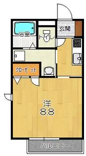 アーベルハイム【1階】の間取り