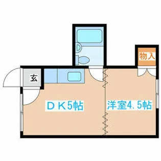 コーポ13B【202号室】の間取り