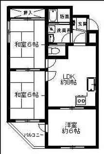福岡県福岡市西区小戸3丁目【マンション】の間取り