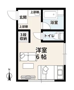福岡県福岡市城南区梅林2丁目【アパート】の間取り