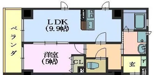 イーストレジデンス本山【501号室】の間取り