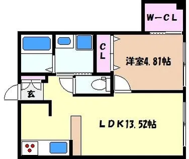 兵庫県神戸市東灘区深江本町3丁目【マンション】の間取り