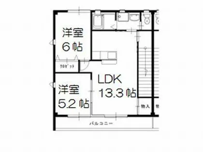 フェスタ【201号室】の間取り