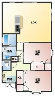 福岡県嘉麻市漆生【一戸建】の間取り