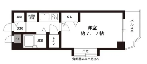 ジュネス西明石【4階】の間取り