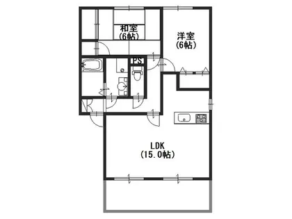 グラーンコート【105号室】の間取り