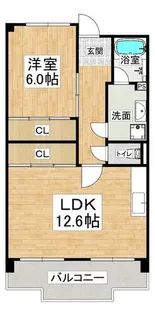 入江第二【2階】の間取り