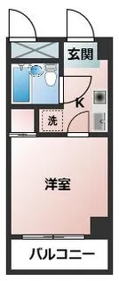 福岡県福岡市中央区清川2丁目【マンション】の間取り