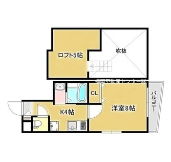 福岡県福岡市博多区吉塚4丁目【アパート】の間取り