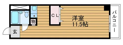 セリバテール山田南【2階】の間取り