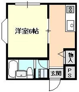 ハイツヤマトⅡ【1階】の間取り