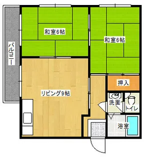 大政ビル1号館【4階】の間取り