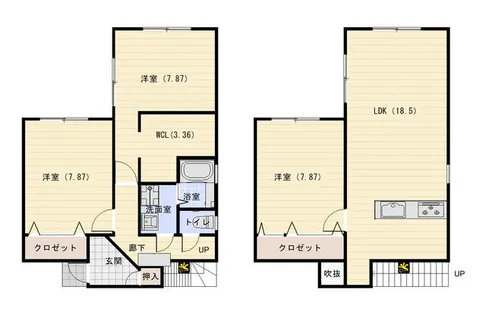 兵庫県姫路市白浜町宇佐崎北1丁目【一戸建】の間取り