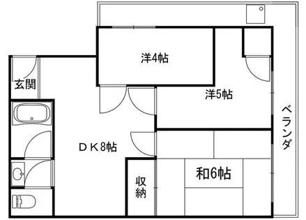 ヤマトビル【4階】の間取り