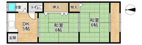 福寿第三文化【1階】の間取り