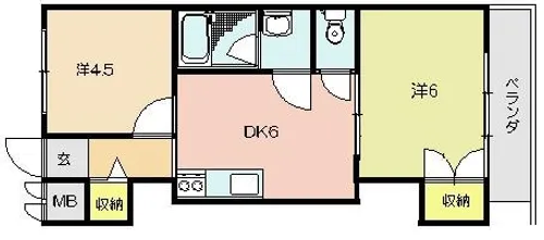 メゾン富雄【3階】の間取り