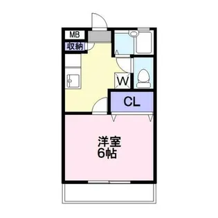 花見の里壱番館【103号室】の間取り