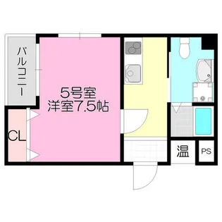 大阪府東大阪市荒本西4丁目【マンション】の間取り