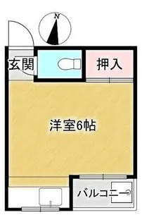 晃徳マンション【303号室】の間取り