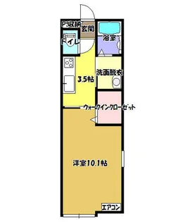 シャンブレット水元Ⅱ【2階】の間取り