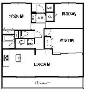 JT CRUISE【3階】の間取り