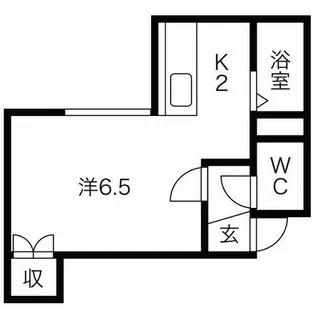 Daiya221【3-B号室】の間取り