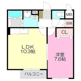 ビルズ【1階】の間取り