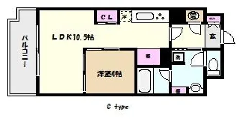 兵庫県神戸市東灘区御影郡家2丁目【マンション】の間取り