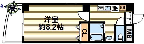 ラ・フォンテ春日野道【901号室】の間取り