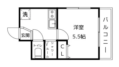 ナンノ第15号館【311号室】の間取り