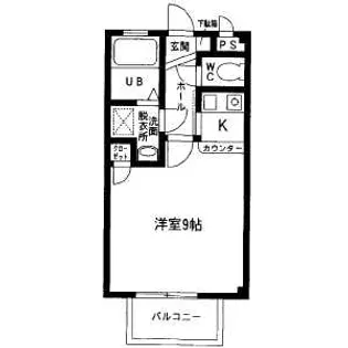 プログレス【102号室】の間取り