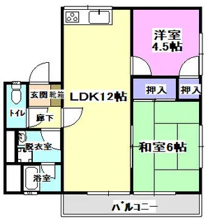 ピーチハイツ【201号室】の間取り