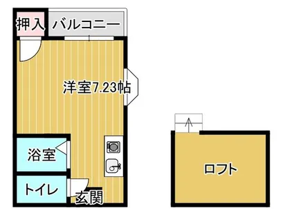 チェリー西公園【205号室】の間取り