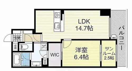 プラセシオン名古屋伏見【9階】の間取り
