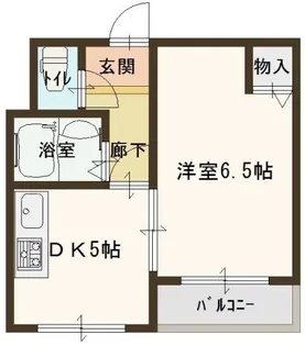 ラッシュプレミア松原【403号室】の間取り