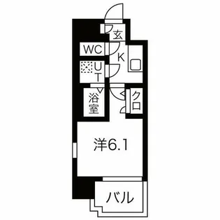 エスリード天王寺町北【1103号室】の間取り