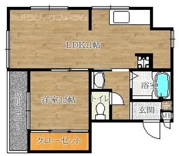 メゾンブランシュⅠ【3階】の間取り