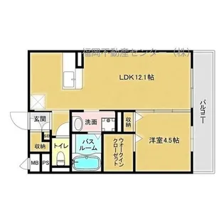 福岡県福岡市東区松島5丁目【アパート】の間取り