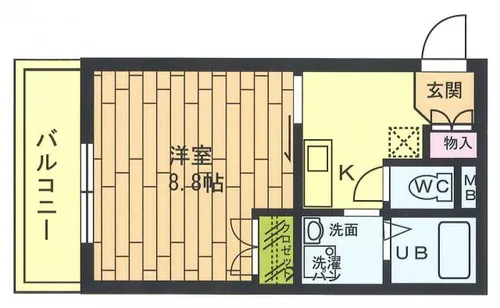 フェニックス山手【301号室】の間取り