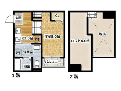 京都府京都市伏見区桃山町養斉【アパート】の間取り