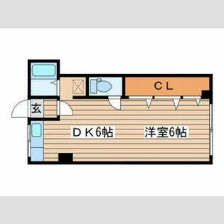 大石ビル【205号室】の間取り
