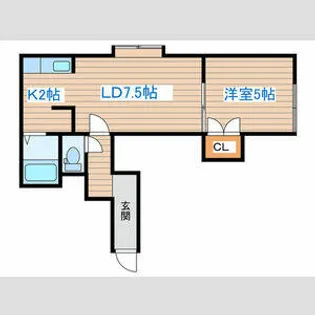 ラポールN33【3階】の間取り