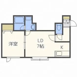 リーフガーデン麻生【202号室】の間取り