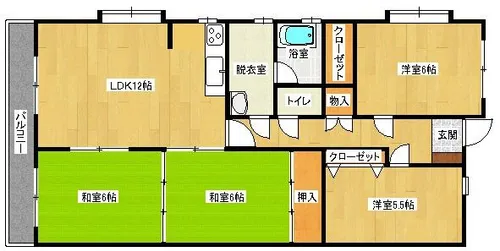 第3小石原ビル【401号室】の間取り