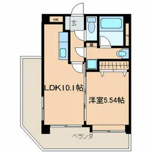 TSUBAME【3階】の間取り