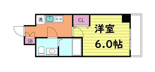 CITY PAL FUKAEBASHI【10階】の間取り